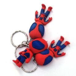 Llavero Hombre Araña Flexible Impresión 3D