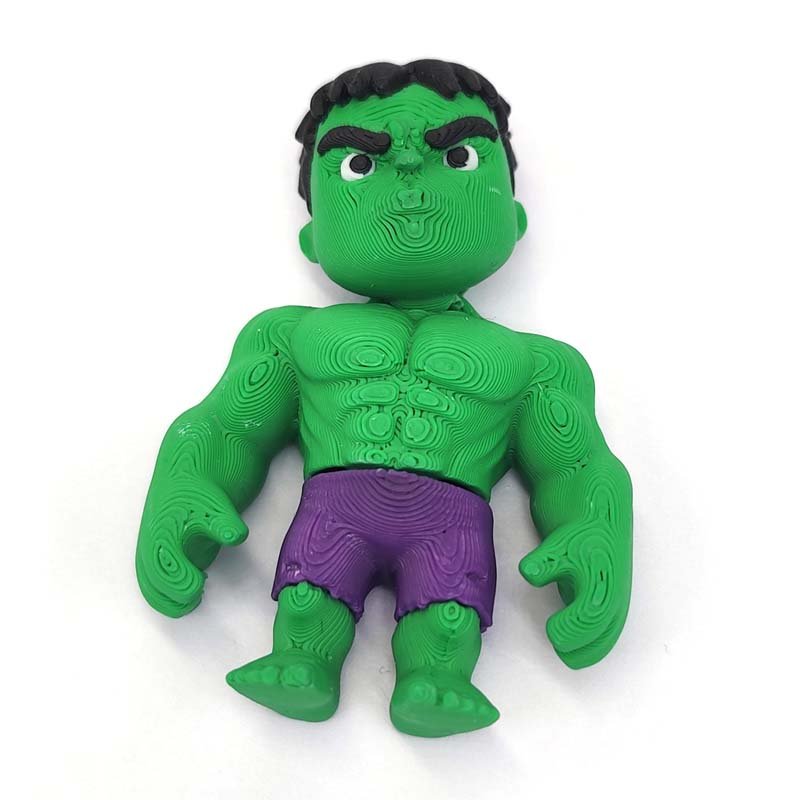 Llavero Gigante Verde Flexible Impresión 3D